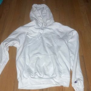 White champion hoodie